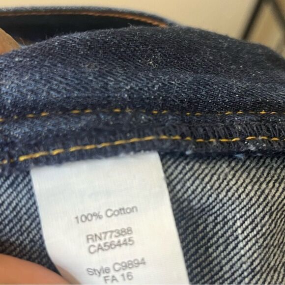 J.Crew Straight Leg The Driggs Jeans Sz 35/32 - Picture 7 of 7